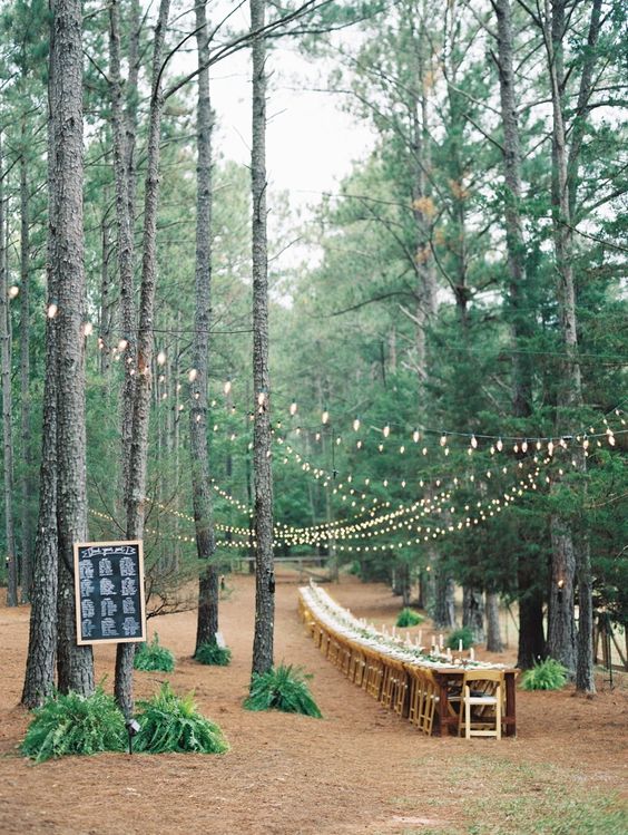 boda en bosque