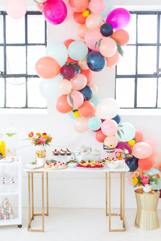 decoración globos boda miss saturday